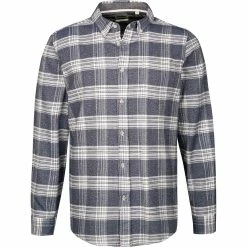 Bestes Angebot 🤩 MUSTANG Hemd 1011847/12194 Regular Fit, Baumwolle, Denim-wollweiß kariert, 👖 Jeansblau-weiß 🎉