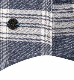 Bestes Angebot 🤩 MUSTANG Hemd 1011847/12194 Regular Fit, Baumwolle, Denim-wollweiß kariert, 👖 Jeansblau-weiß 🎉 -Hemden Verkaufsgeschäft 382269 norm3