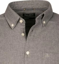 Coupon 🛒 Marc O'Polo Hemd 130 7370 42190/946 Regular Fit, Flanell, Grau meliert, Grau 🤩 -Hemden Verkaufsgeschäft 382322 norm2