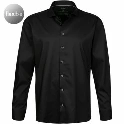 Bestpreis 🌟 OLYMP Level Five Body Fit 2066/84/68 Hemd, Mikrofaser Stretch feuchtigkeitsregulierend, Schwarz 🥰