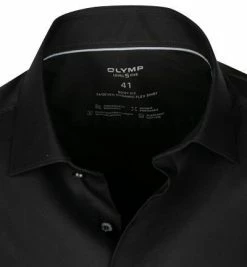 Bestpreis 🌟 OLYMP Level Five Body Fit 2066/84/68 Hemd, Mikrofaser Stretch feuchtigkeitsregulierend, Schwarz 🥰 -Hemden Verkaufsgeschäft 382343 norm2