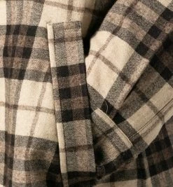 Top 10 😉 ETON Overshirt 1000/02368/ Wolle-Kaschmir, Braun kariert, Braun 🤩 -Hemden Verkaufsgeschäft 382438 norm3