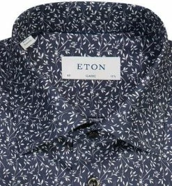 Am billigsten 🎉 ETON Hemd 1000/03175/29 Classic Fit, Baumwolle, Navy-weiß gemustert, Navy-weiß 🎉 -Hemden Verkaufsgeschäft 382441 norm2
