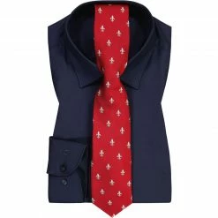 Bestes Angebot 🤩 Olymp/Ascot Kombi 0763/64/14+01180126/2 Hemd mit Krawatte, Nachtblau ✔️