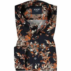 Bestpreis 🤩 JOOP! Hemd Hanson2-W 30030415/410 Baumwolle, Navy-rot gemustert, Navy-rot 🛒