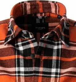Budget 🥰 JOOP! Overshirt Haper-W 30030428/844 Baumwolle, Orange-schwarz kariert, Orange-schwarz ❤️ -Hemden Verkaufsgeschäft 382749 norm3
