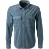 Großhandel 💯 Marc O'Polo Overshirt 220 7222 42212/866 Cord, Graublau 🔔
