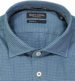 Top 10 ⭐ Marc O'Polo Hemd 220 7204 42168/E84 Shaped Fit, Bio Baumwolle, Blau kariert, Graublau 🛒 -Hemden Verkaufsgeschäft 382926 norm2