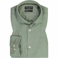 Beste Bewertungen von 🎉 Marc O'Polo Hemd 220 7204 42168/H46 Shaped Fit, Bio Baumwolle, Grün kariert, Grün 😉