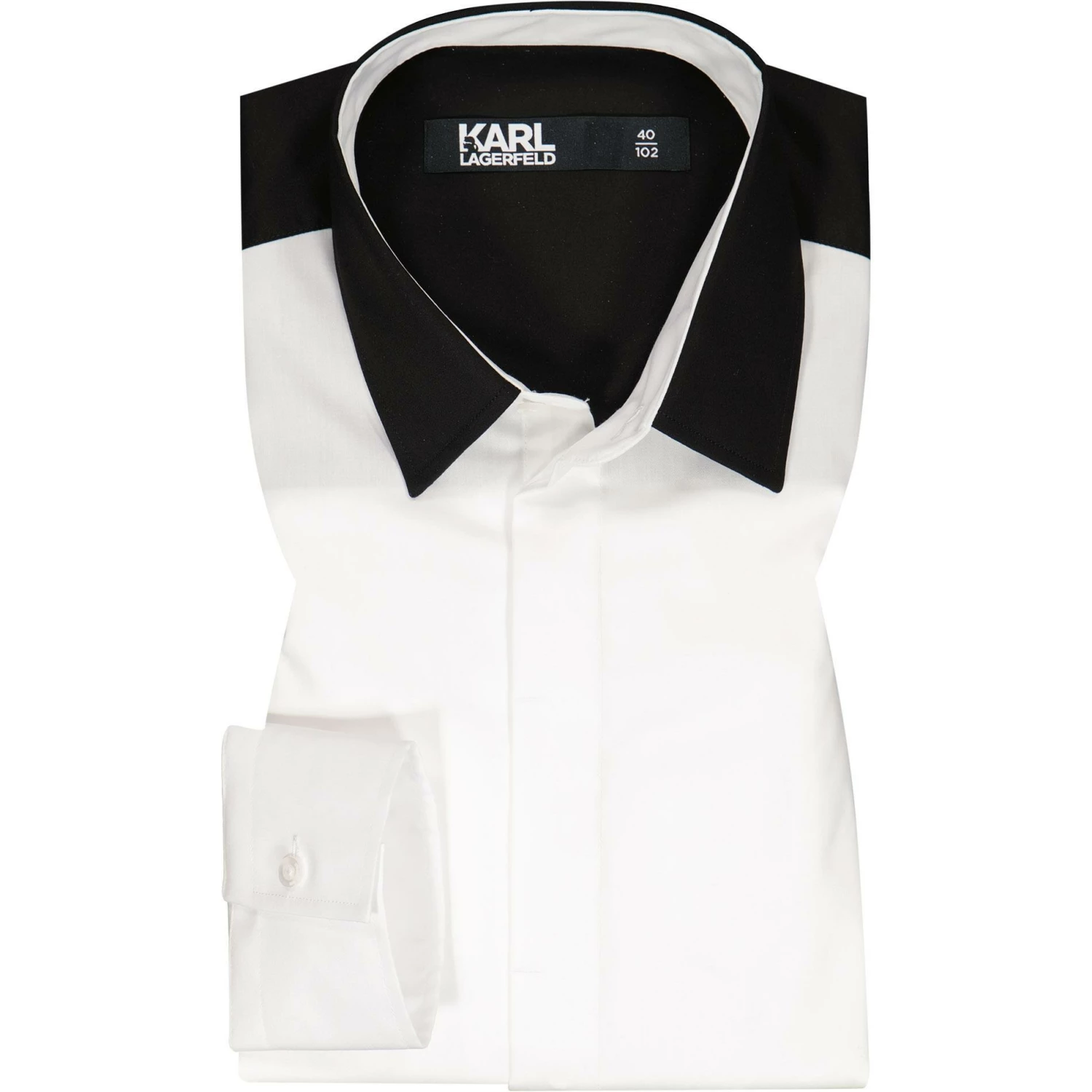 Budget 😀 KARL LAGERFELD Hemd 605180/60/521699/10 Modern Fit, Baumwolle, Weiß 😀 1 Budget 😀 KARL LAGERFELD Hemd 605180/60/521699/10 Modern Fit, Baumwolle, Weiß 😀