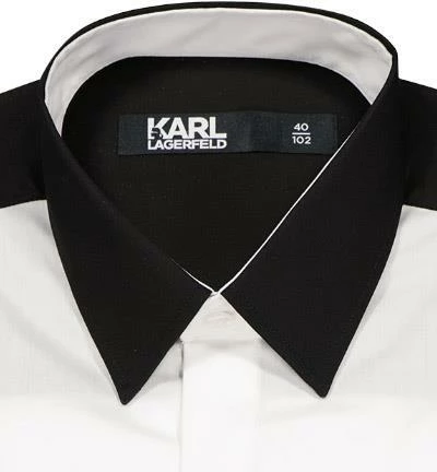 Budget 😀 KARL LAGERFELD Hemd 605180/60/521699/10 Modern Fit, Baumwolle, Weiß 😀 3 Budget 😀 KARL LAGERFELD Hemd 605180/60/521699/10 Modern Fit, Baumwolle, Weiß 😀 – Bild 3