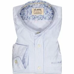 Angebote ✔️ FIL NOIR Hemd Santino 51614/62 Shaped Fit, Baumwolle CO2-Neutral, Hellblau gestreift, Hellblau 🎁