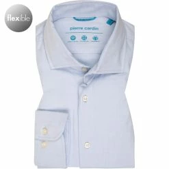 Blitzangebot 🎁 Pierre Cardin Hemd C6 11490.9000/6010 Tailored, Baumwoll-Stretch, Hellblau 🛒