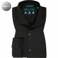 Brandneu 🥰 Pierre Cardin Hemd C6 11490.9000/9000 Tailored, Baumwoll-Stretch, Schwarz 🥰