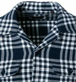 Schlussverkauf 👏 CINQUE Overshirt Cistorm 9036-8348/68 Baumwolle, Navy-wollweiß kariert, Navy-weiß 🎉 -Hemden Verkaufsgeschäft 383447 norm2