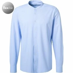 Budget 😉 OLYMP Level Five Body Fit 2030/14/11 Hemd, Jersey geruchshemmend, Blau, Bleu 🎉