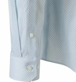 Neu 👍 OLYMP No. Six 24/Seven Super Slim 2532/14/11 Hemd, Super Slim Fit, Mikrofaser Stretch, Hellblau gemustert, Bleu 🎁 -Hemden Verkaufsgeschäft 383504 norm3