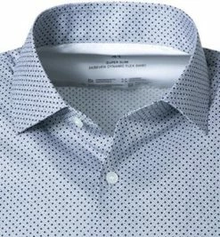 Coupon 🛒 OLYMP No. Six 24/Seven Super Slim 2532/14/18 Hemd, Super Slim Fit, Mikrofaser Stretch, Marine gemustert, Marine 🎁 -Hemden Verkaufsgeschäft 383505 norm2