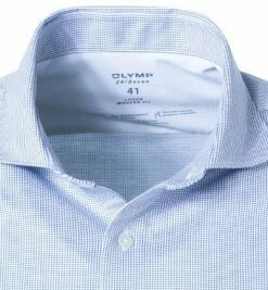 Großhandel ⭐ OLYMP Luxor Modern Fit 1210/14/13 Hemd, Jersey geruchshemmend, Rauchblau gemustert, Rauchblau 🤩 -Hemden Verkaufsgeschäft 383506 norm2