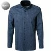 Billig 👍 OLYMP Luxor Modern Fit 1204/14/18 Hemd, Jersey geruchshemmend, Marineblau gemustert, Marine 😉