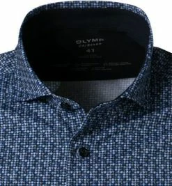 Billig 👍 OLYMP Luxor Modern Fit 1204/14/18 Hemd, Jersey geruchshemmend, Marineblau gemustert, Marine 😉 -Hemden Verkaufsgeschäft 383509 norm2