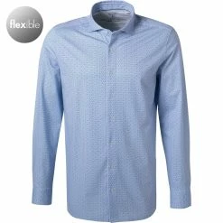 Top 10 🌟 OLYMP Luxor Modern Fit 1296/14/11 Hemd, Jersey geruchshemmend, Bleu gemustert, Bleu 😉