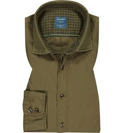 Angebote ✨ OLYMP Casual Modern Fit 4010/14/45 Hemd, Baumwolle, Grün ❤️ 2 Angebote ✨ OLYMP Casual Modern Fit 4010/14/45 Hemd, Baumwolle, Grün ❤️ – Bild 2