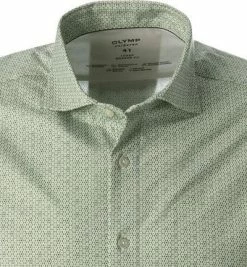 Auslauf 👏 OLYMP Luxor Modern Fit 1296/14/45 Hemd, Jersey geruchshemmend, Grün gemustert, Grün 🤩 -Hemden Verkaufsgeschäft 383761 norm2