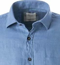 Budget ⌛ OLYMP Casual Level Five Body Fit 3210/14/15 Hemd, Reines Leinen, Blau 💯 -Hemden Verkaufsgeschäft 383763 norm2