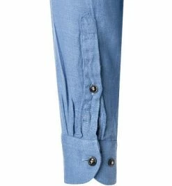Budget ⌛ OLYMP Casual Level Five Body Fit 3210/14/15 Hemd, Reines Leinen, Blau 💯 -Hemden Verkaufsgeschäft 383763 norm3