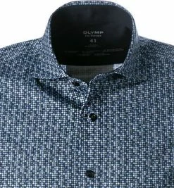 Bestes Angebot 🌟 OLYMP Luxor Modern Fit 69EL 1204/19/18 Hemd, Jersey geruchshemmend, Extra langer Arm, Marineblau gemustert, Marine 💯 -Hemden Verkaufsgeschäft 383770 norm2