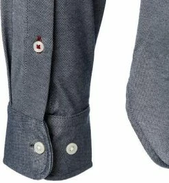 Angebote 👏 Tommy Hilfiger Hemd MW0MW23789/DCC Slim Fit, Jersey, Blau meliert, Dunkelblau 😉 -Hemden Verkaufsgeschäft 384100 norm4