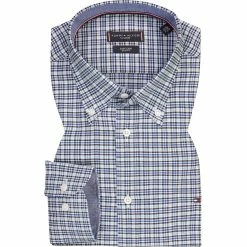 Großhandel 😍 Tommy Hilfiger Hemd MW0MW22513/0GY Slim Fit, Bio Baumwolle, Blau kariert, Blau ✨