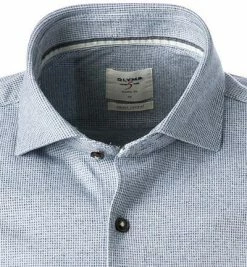 Angebote ❤️ OLYMP Casual Level Five Body Fit 3220/14/11 Hemd, Jersey, Bleu meliert, Bleu 🔥 -Hemden Verkaufsgeschäft 384174 norm2