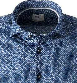 Schlussverkauf 👏 OLYMP Casual Level Five Body Fit 3226/14/18 Hemd, Jersey, Marine gemustert, Marine 🌟 -Hemden Verkaufsgeschäft 384299 norm2