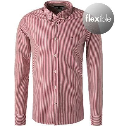 Auslauf 🛒 Tommy Hilfiger Hemd MW0MW23790/0EV Slim Fit, Jersey, Dunkelrot-weiß gestreift, Dunkelrot-weiß 💯 2 Auslauf 🛒 Tommy Hilfiger Hemd MW0MW23790/0EV Slim Fit, Jersey, Dunkelrot-weiß gestreift, Dunkelrot-weiß 💯 – Bild 2