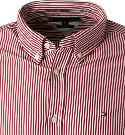 Auslauf 🛒 Tommy Hilfiger Hemd MW0MW23790/0EV Slim Fit, Jersey, Dunkelrot-weiß gestreift, Dunkelrot-weiß 💯 3 Auslauf 🛒 Tommy Hilfiger Hemd MW0MW23790/0EV Slim Fit, Jersey, Dunkelrot-weiß gestreift, Dunkelrot-weiß 💯 – Bild 3
