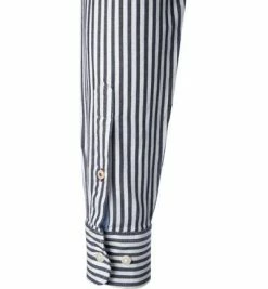 Neu 🎁 Tommy Hilfiger Hemd MW0MW21659/0A4 Slim Fit, Baumwolle, Jersey, Navy-weiß gestreift, Navy-weiß 😍 -Hemden Verkaufsgeschäft 384310 norm3