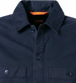 Billig 🎉 BOSS Overshirt Locky 50467447/404 Baumwolle, Nachtblau 🔥 -Hemden Verkaufsgeschäft 384417 norm2
