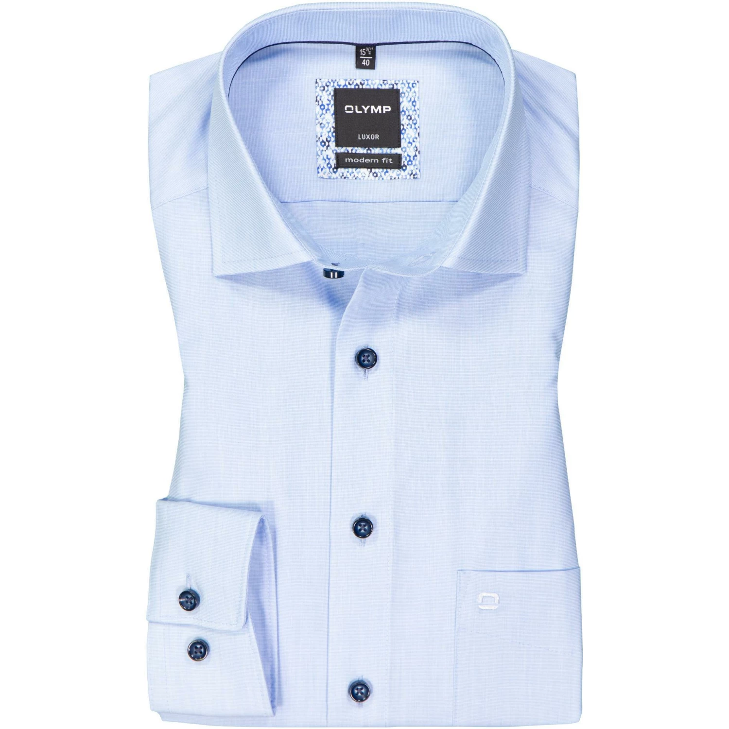 Rabatt 🎉 OLYMP Luxor Modern Fit 1342/14/11 Hemd, Baumwolle, Bleu 😉 1 Rabatt 🎉 OLYMP Luxor Modern Fit 1342/14/11 Hemd, Baumwolle, Bleu 😉