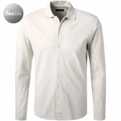 Rabatt 👍 Marc O'Polo Hemd 221 2047 55024/924 Jersey-Piqué, Beige meliert 😀