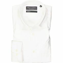 Beste Bewertungen von 🤩 Marc O'Polo Hemd 221 7206 42388/100 Shaped Fit, Bio Baumwolle, Weiß 🥰