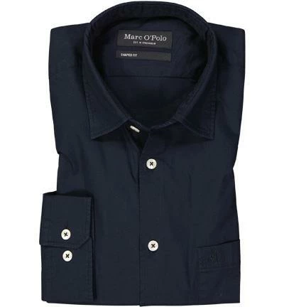Coupon ⌛ Marc O'Polo Hemd 221 7206 42388/898 Shaped Fit, Bio Baumwolle, Navy 💯 2 Coupon ⌛ Marc O'Polo Hemd 221 7206 42388/898 Shaped Fit, Bio Baumwolle, Navy 💯 – Bild 2