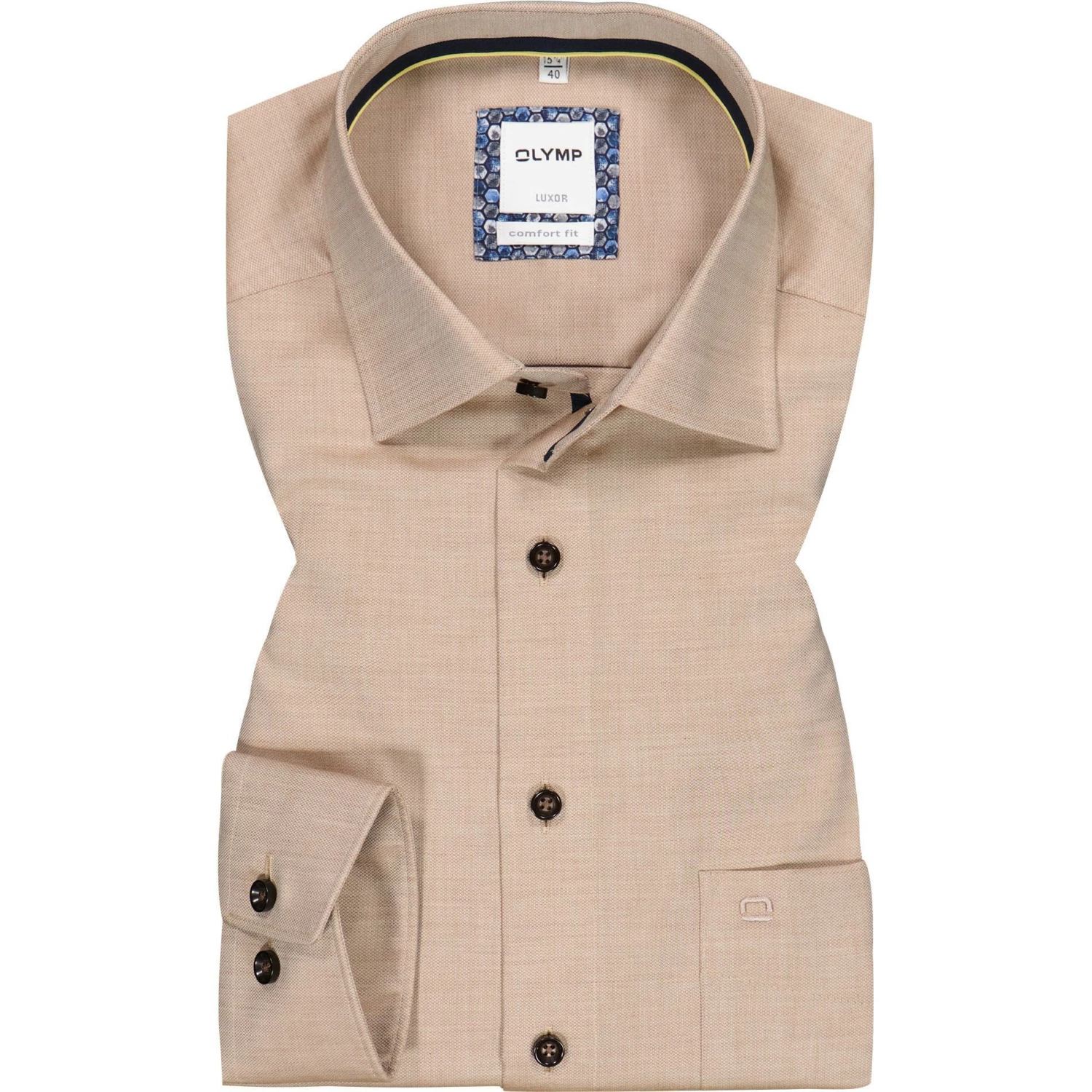 Schlussverkauf 🔥 OLYMP Luxor Comfort Fit 1024/14/28 Hemd, Baumwolle, Braun 💯 1 Schlussverkauf 🔥 OLYMP Luxor Comfort Fit 1024/14/28 Hemd, Baumwolle, Braun 💯