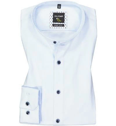 Top 10 ⌛ OLYMP No. Six Super Slim 2560/14/11 Hemd, Super Slim Fit, Baumwolle, Bleu gestreift, Bleu 🤩 2 Top 10 ⌛ OLYMP No. Six Super Slim 2560/14/11 Hemd, Super Slim Fit, Baumwolle, Bleu gestreift, Bleu 🤩 – Bild 2