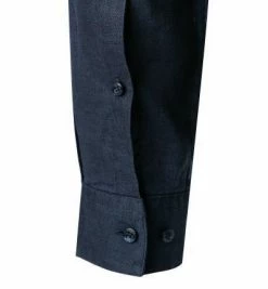 Coupon 🌟 HUGO Hemd Elvorini 50450761/405 Extra Slim Fit, Reines Leinen, Dunkelblau ✨ -Hemden Verkaufsgeschäft 384643 norm3