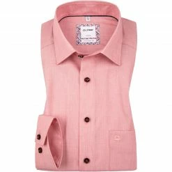 Am billigsten 🌟 OLYMP Luxor Comfort Fit 1142/14/35 Hemd, Baumwolle, Hellrot, Rot ❤️