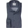 Besorgen 😍 Seidensticker Hemd 653460/19 Slim Fit, Baumwolle, Dunkelblau-weiß gemustert, Dunkelblau 👍