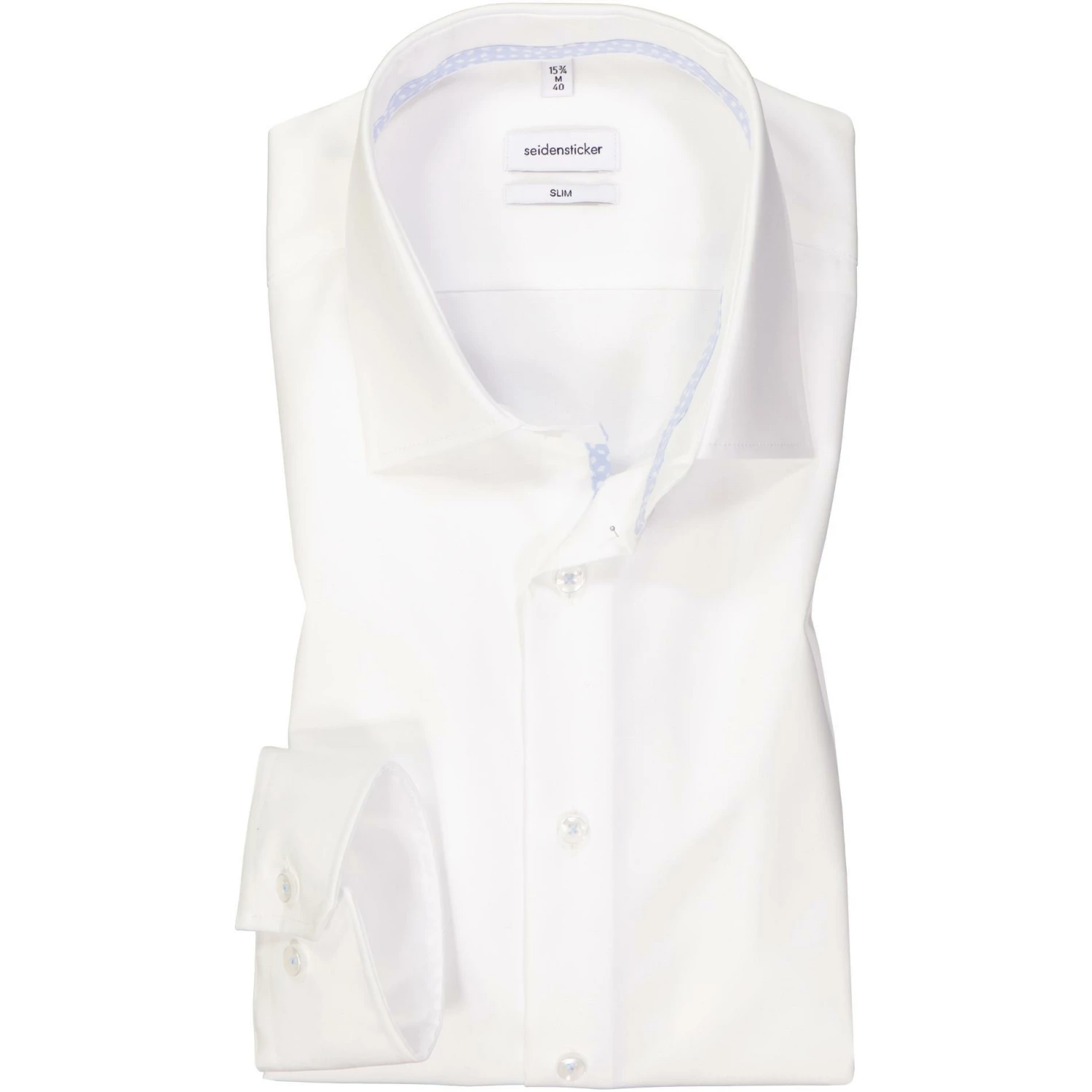 Schlussverkauf 🔥 Seidensticker Hemd 653760/01 Slim Fit, Baumwolle, Weiß 🎉 1 Schlussverkauf 🔥 Seidensticker Hemd 653760/01 Slim Fit, Baumwolle, Weiß 🎉