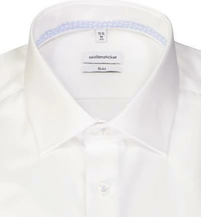 Schlussverkauf 🔥 Seidensticker Hemd 653760/01 Slim Fit, Baumwolle, Weiß 🎉 3 Schlussverkauf 🔥 Seidensticker Hemd 653760/01 Slim Fit, Baumwolle, Weiß 🎉 – Bild 3